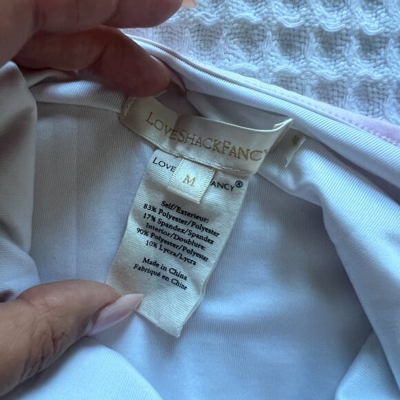 Love Shack Fancy Jasper Ruffled One-Piece Swimsuit - Picture 8 of 9